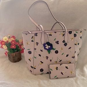 Kate Spade Spring Tote and Matching Wallet